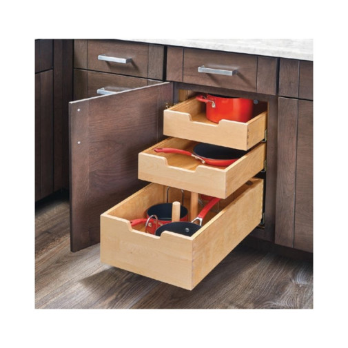 3 Roll Out Tray Base Stack