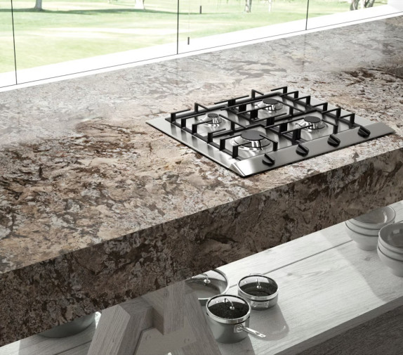 glacial blue kitchen by sensa cosentino