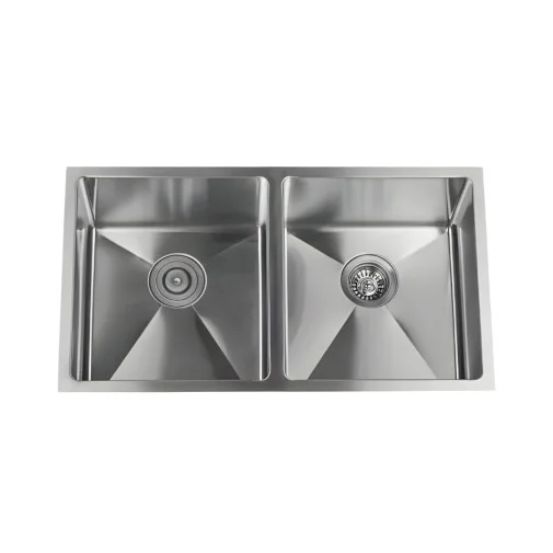 50 50 Dual Bowl in Stainless Steel
