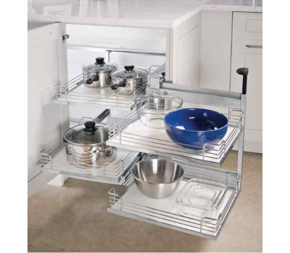 Four Shelf Corner Glide - Euro