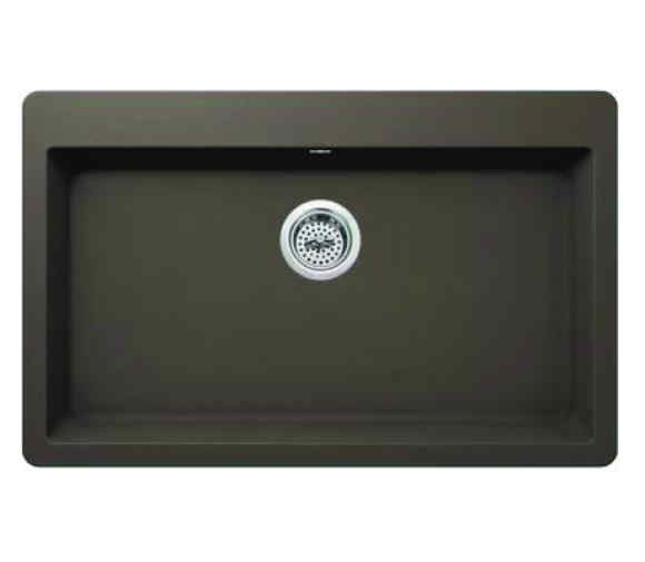 Single Bowl in Brown Granite Composite