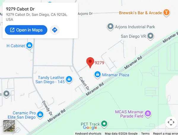 San Diego Downtown map