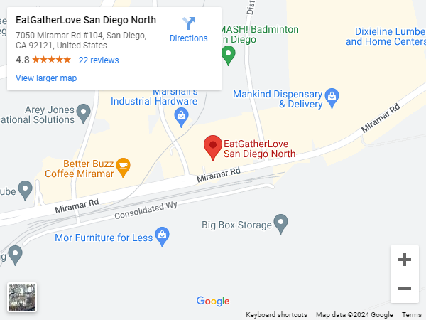 San Diego North map