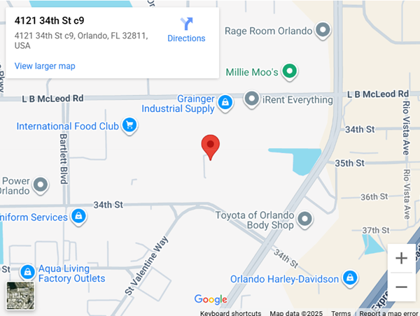 Orlando map
